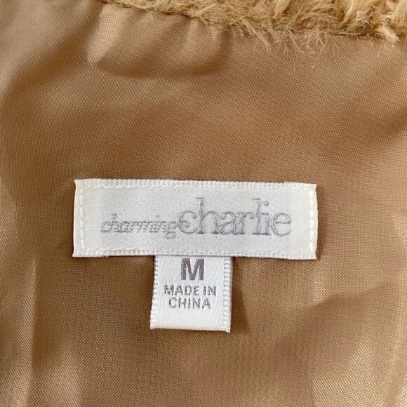 Charming Charlie faux fur vest, open front - Picture 9 of 9
